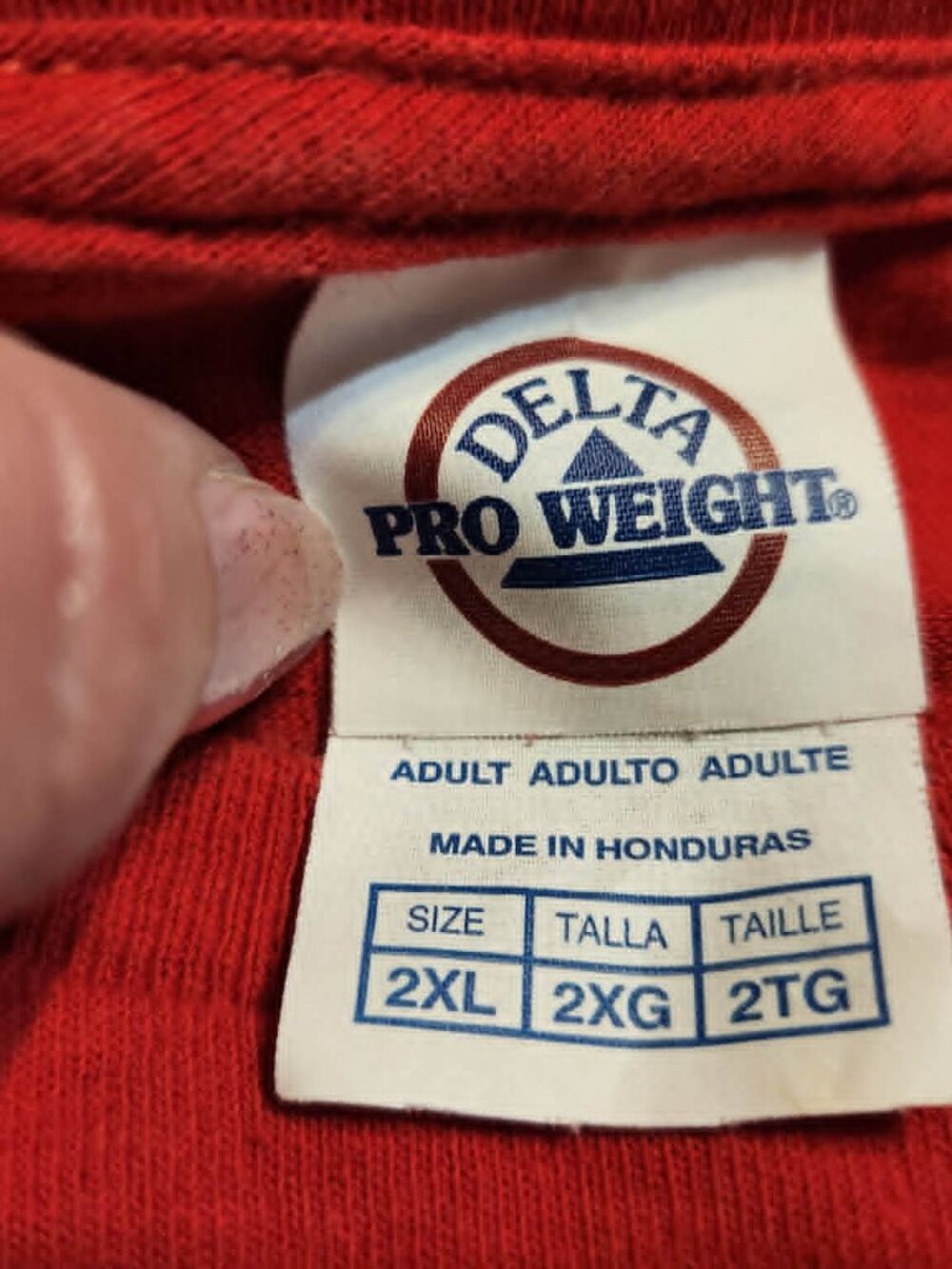Peanuts Snoopy Christmas T-Shirt 2XL Delta Pro Weight Red Doghouse Lights Xmas - Picture 3 of 6